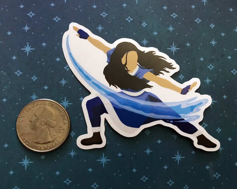 Avatar the Last Airbender Katara Vinyl Weatherproof Sticker