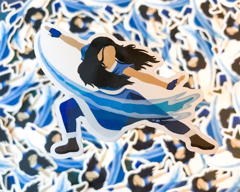Avatar the Last Airbender Katara Vinyl Weatherproof Sticker
