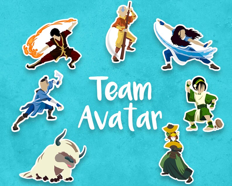 Avatar the Last Airbender Katara Vinyl Weatherproof Sticker