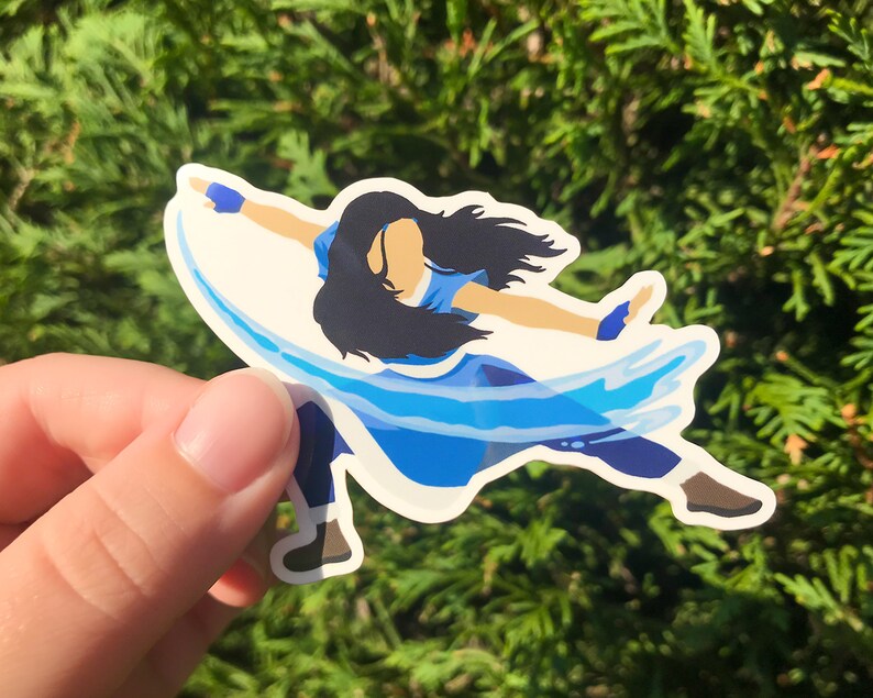 Avatar the Last Airbender Katara Vinyl Weatherproof Sticker