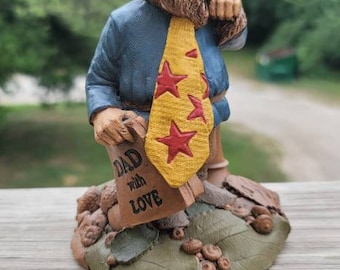 Figurine Gnome Tom Clark Happy #57 - Vintage 1984 - Résine - Bon état