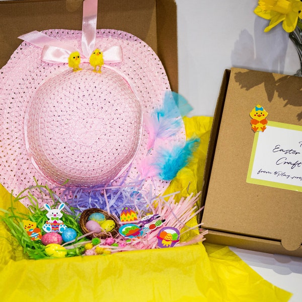 The Easter Bonnet Craft Pack / Easter Crafts / Kids Craft Gifts / Easter Activity Box / Spring Crafts / Easter Craft kit / the best easter