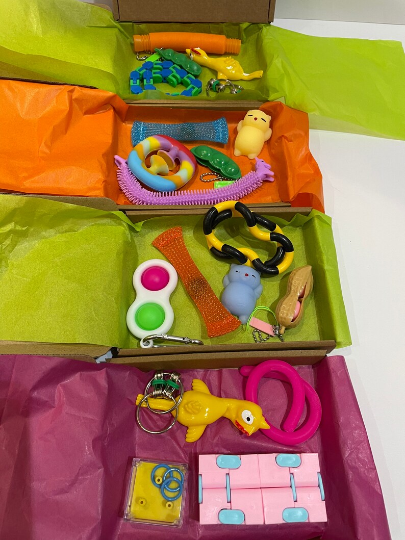 Fidget Party Boxes / Fidget Toys / Party Bags / 5 Mix and Etsy Ireland