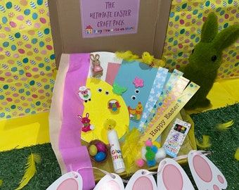 Ultimate Easter Craft Kit / Easter Crafts / Kids Craft Kit /  Easter Activity Box / Spring Crafts / Easter Craft Kit