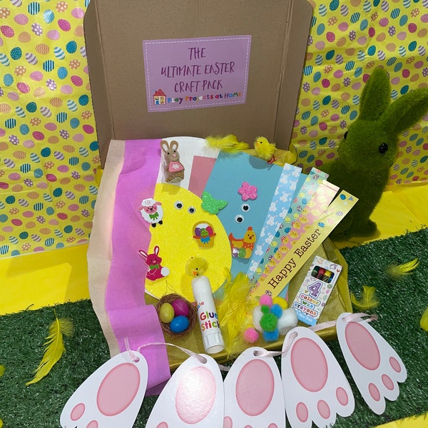 Ultimate Easter Craft Kit / Easter Crafts / Kids Craft Kit /  Easter Activity Box / Spring Crafts / Easter Craft Kit