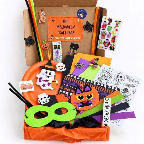 Ultimate Kids Halloween Craft Pack - Over 80+ Pieces
