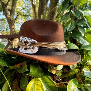 Western Style Custom Fedora Hat “The Florist”