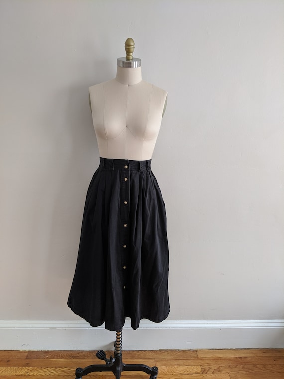 Karen Scott Cotton Midi Skirt