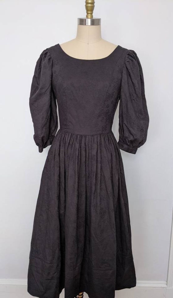 Vintage Laura Ashley Cotton Floral Dress