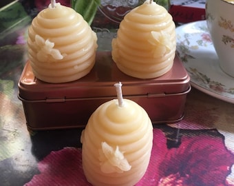 Beehive candle Pack/3