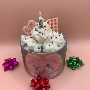 Birthday Cake Tin candle