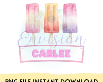 Summer popsicle png, Kids Summer Png, Watercolor Summer Png, kids png, summer sublimation, Summer PNG, Popsicles PNG, Summer png for Shirt