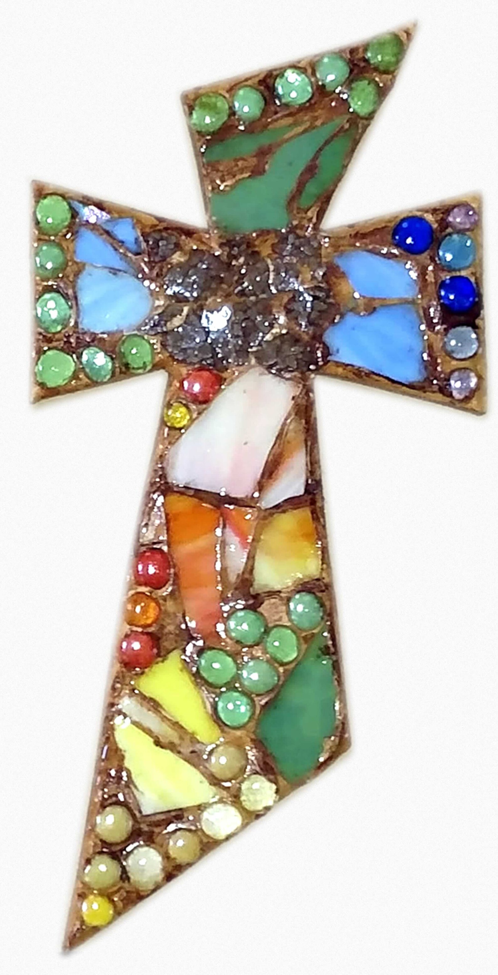 Mosaic crosses wall art religious mosaic Etsy