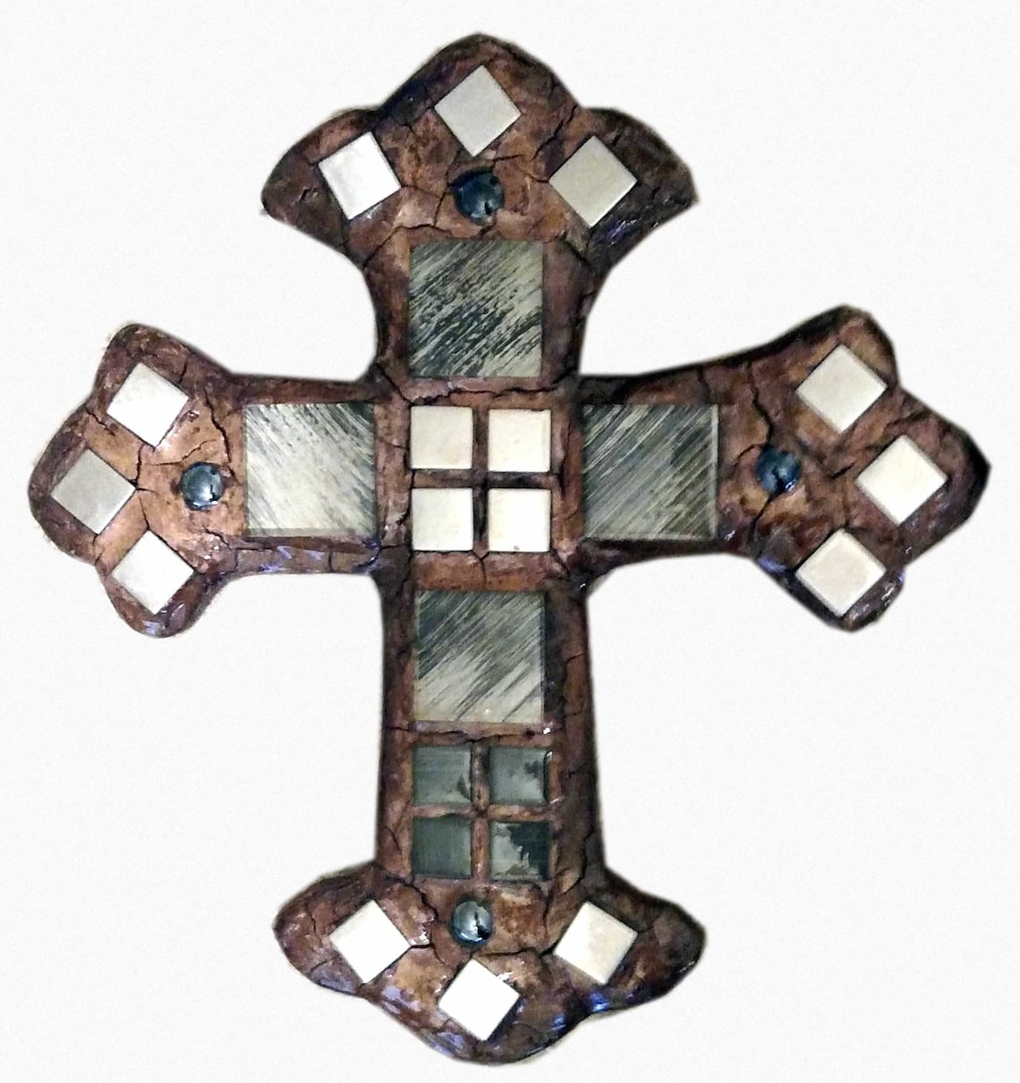 Mosaic crosses wall art religious mosaic Etsy