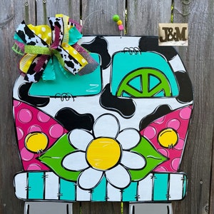 Hippie Van Door Hanger/Hippie Van Door Decor