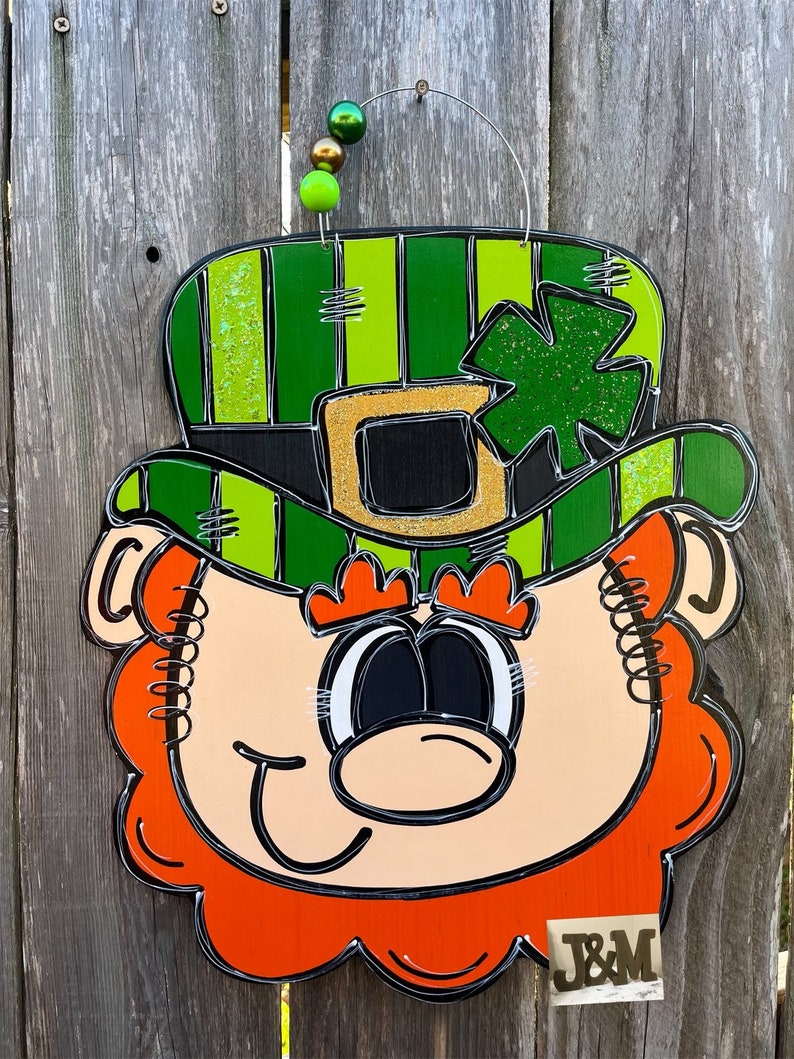 Leprechaun Door Hanger - Etsy