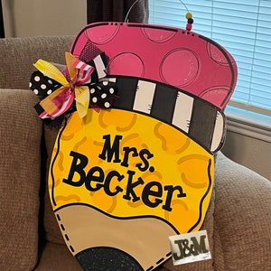 Teacher Door Hanger / Pencil Door Hanger / Teacher Pencil Door Hanger