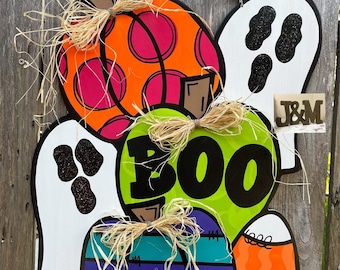 BOO Pumpkin Door Hanger / BOO Pumpkin Door Decor / Pumpkin Door Hanger / Pumpkin Door Decor / Fall Door Hanger / Fall Door Decor / Halloween