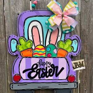 Happy Easter Truck Door Hanger