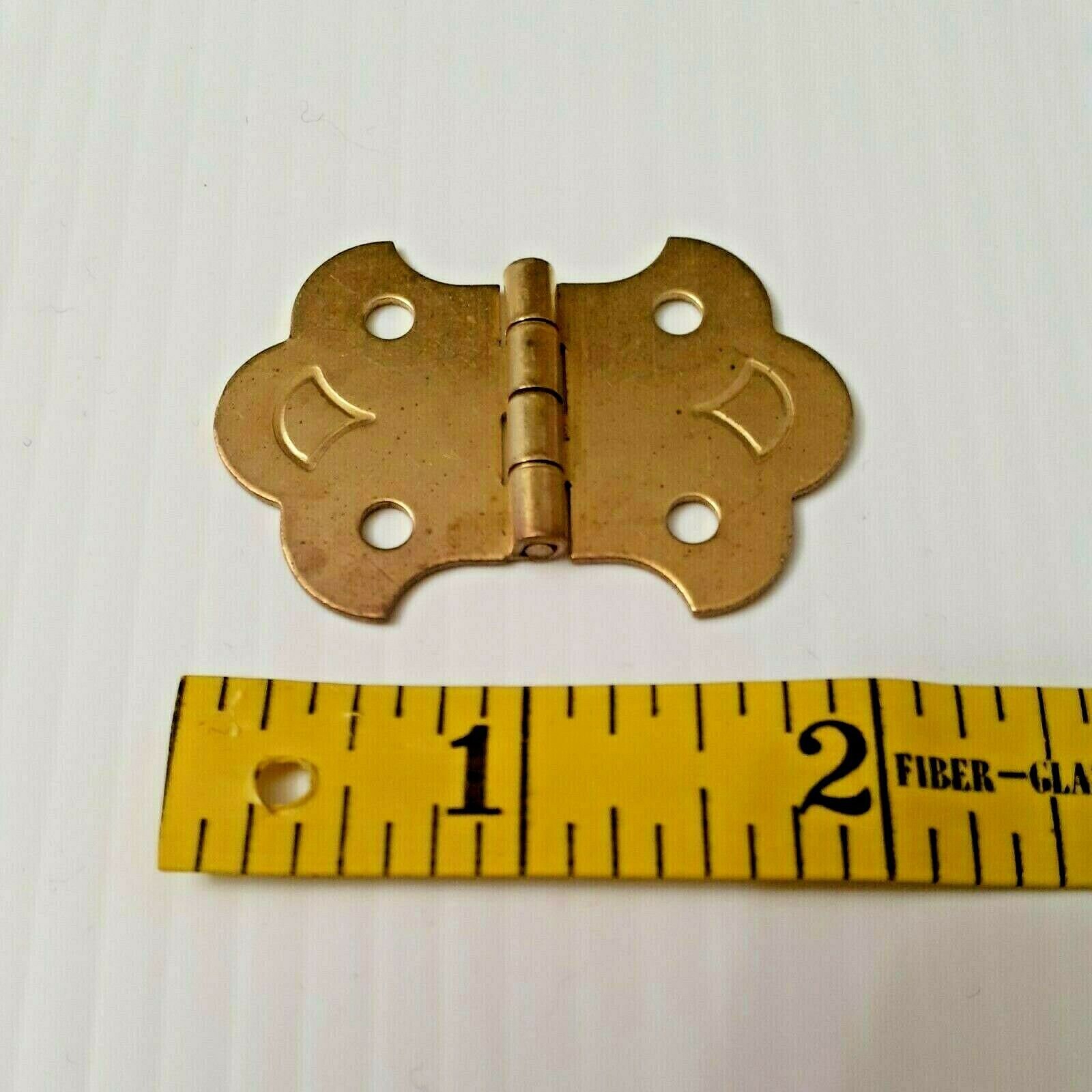 24 Pieces Hinges Brass Butterfly Folding Hinges 2 Etsy