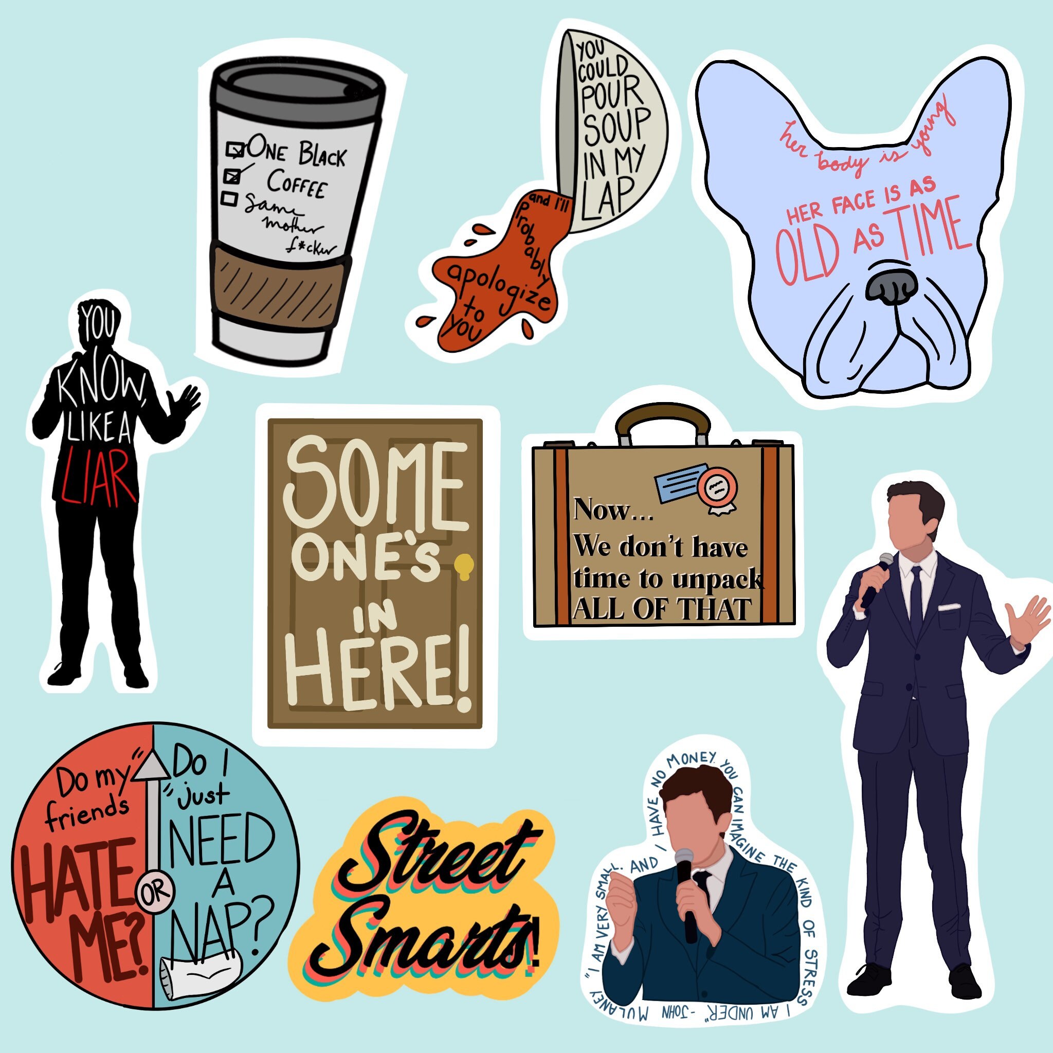 John Mulaney Stickers