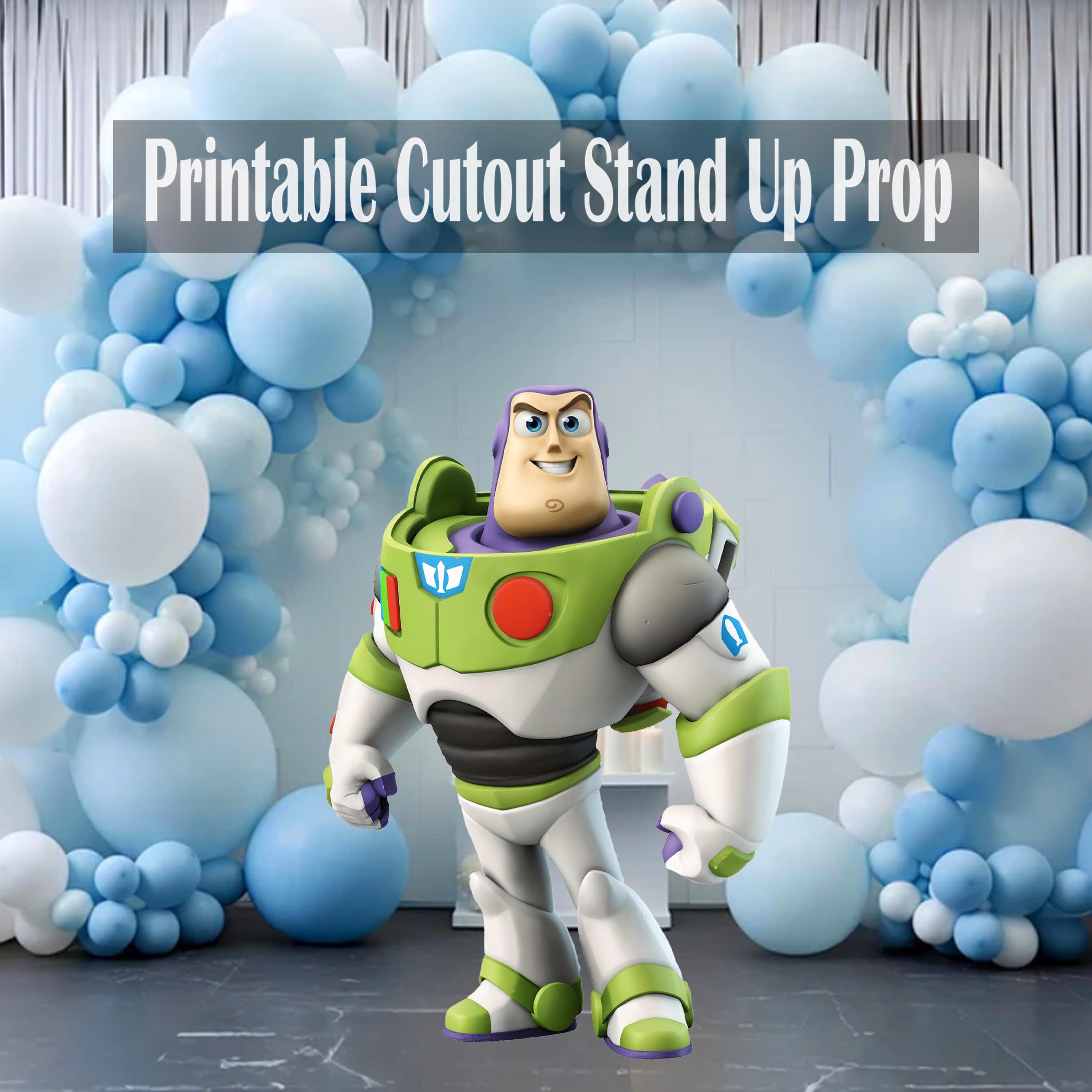 Toy Story Buzz Lightyear Prop: Birthday Party Standee (Digital Download)