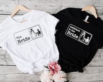 The Office Bachelorette Party Shirt: Bride & Assistant of The Bride