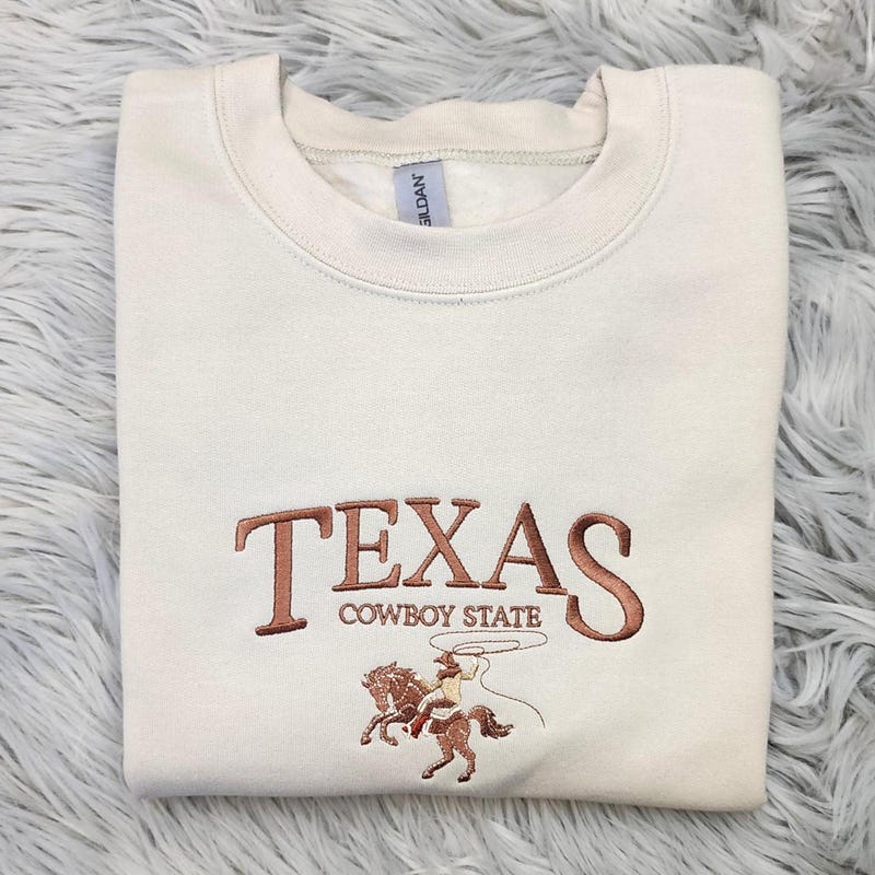 TEXAS IS FOR COWBOYS CREWNECK