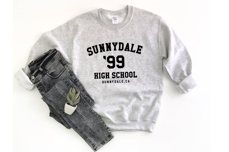 Sunnydale High School Unisex Sweatshirt, Buffy Sweatshirt, Sunnydale Sweatshirt, Buffy The Vampire Slayer, Sunnydale Razorbacks, Sunnydale image 2