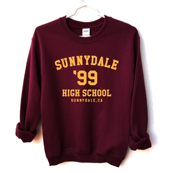 Sunnydale High School Unisex Sweatshirt, Buffy Sweatshirt, Sunnydale Sweatshirt, Buffy The Vampire Slayer, Sunnydale Razorbacks, new shirt