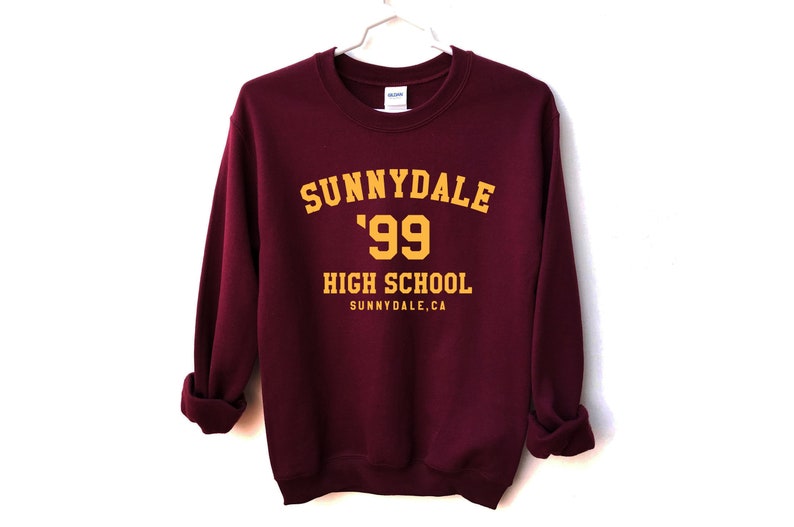 Sunnydale High School Unisex Sweatshirt, Buffy Sweatshirt, Sunnydale Sweatshirt, Buffy The Vampire Slayer, Sunnydale Razorbacks, Sunnydale image 1