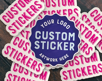Custom Vinyl Stickers: Die Cut, Waterproof, Logo Stickers