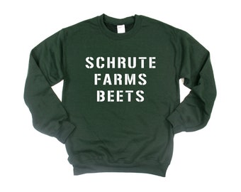 Schrute Farms Beets Unisex sweatshirt, Bears Beets, The Office shirt, The Office Sweatshirt, Dwight Schrute, Michael Scott, Tumblr shirt