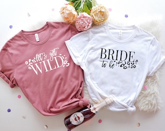 Leopard Print Bachelorette Party Shirts: Bride & Wedding Party