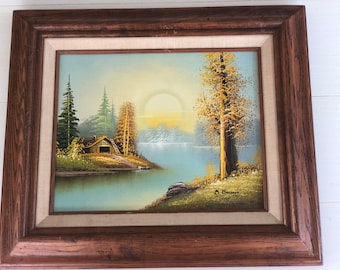 Vintage Oil on Canvas Painting Signed by Artist