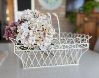 Vintage Metal Wire (Market Floral Garden Basket)