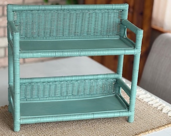 Vintage Wicker Shelf