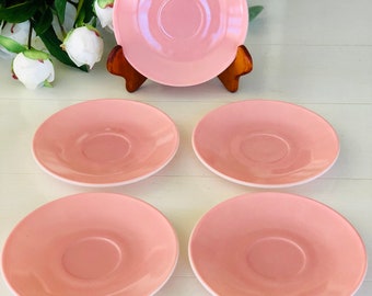 Vintage Pink Glass Dishes (Set of 5)