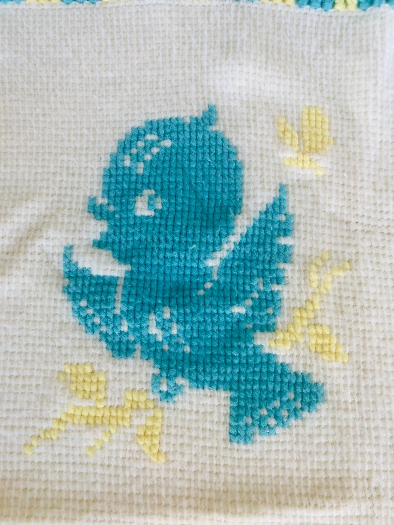Kitsch Baby Vintage Kitsch Baby Blanket - Etsy