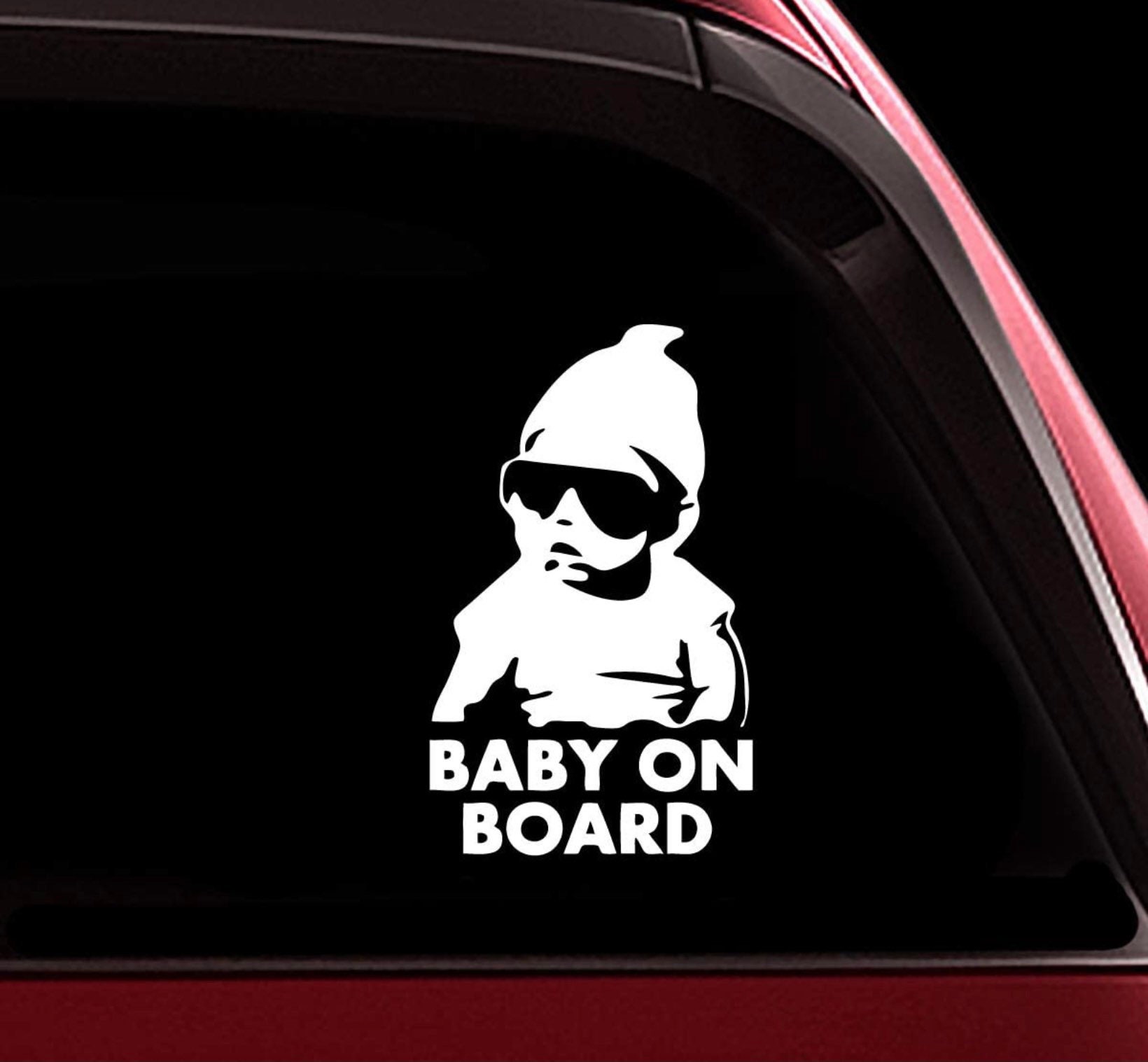 Baby On Board Sticker Decal Etsy