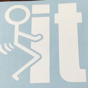 F It decal