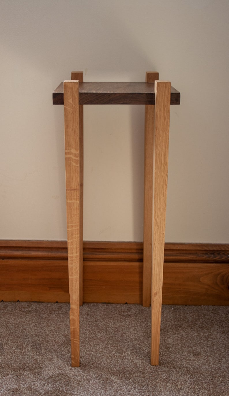 Small Wooden Table / Plant Stand Etsy