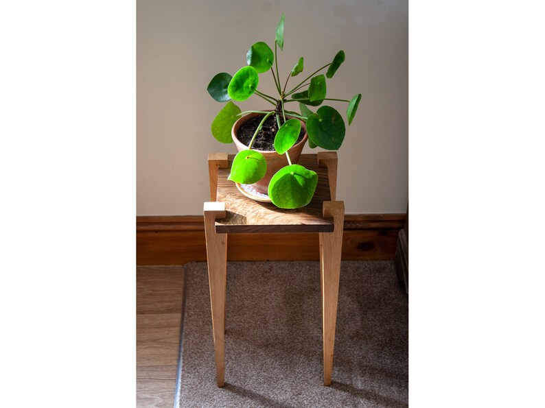 Small Wooden Table / Plant Stand Etsy
