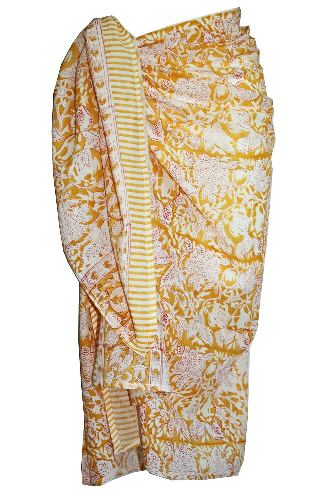 Women Pareos 100% Cotton Floral Kalamkari Batik Indian Hand | Etsy