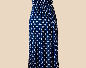 princess polly baby blue dress Tommy Hilfiger Women's Polka Dot Chiffon Fit & Flare Dress