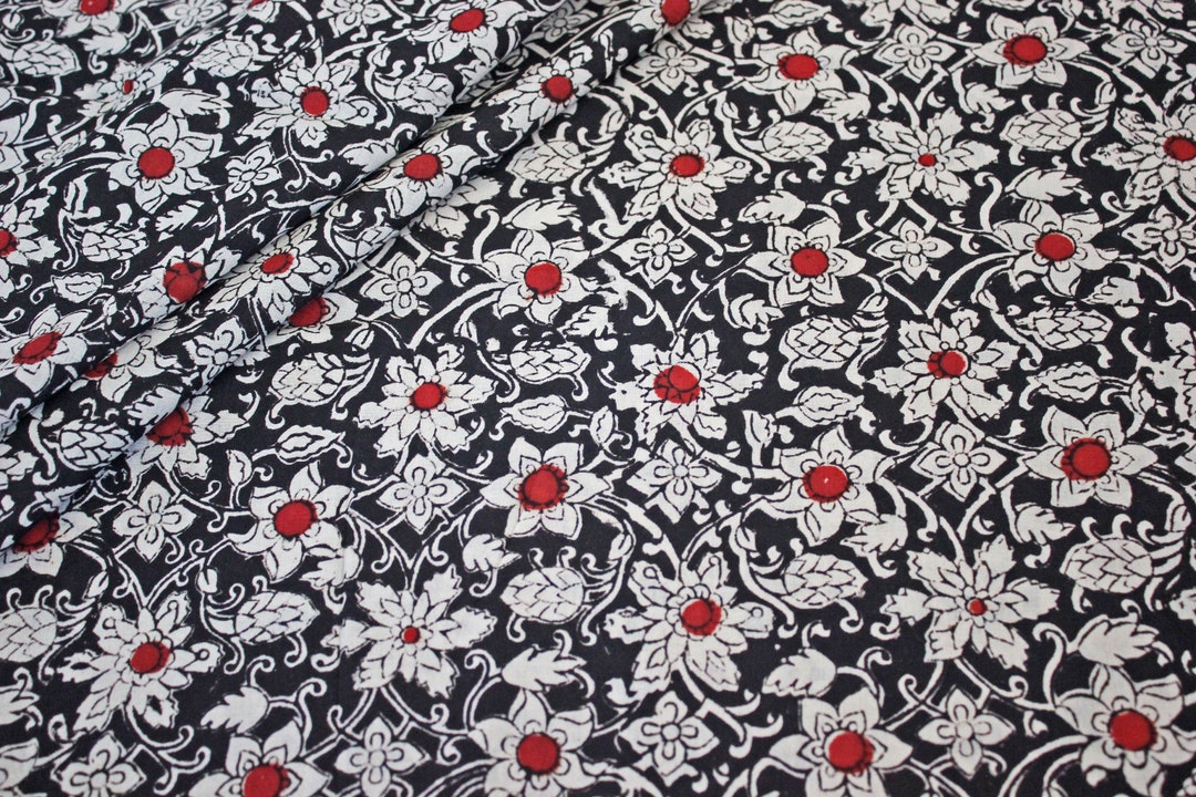 Beige - Hand Batik Print Cotton Fabric 06