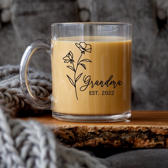 Pregnancy Announcement Grandparent Mug, Baby Announcement Grandma Grandpa Mug, New Grandma Gift, New Aunt gift, Gift from Baby