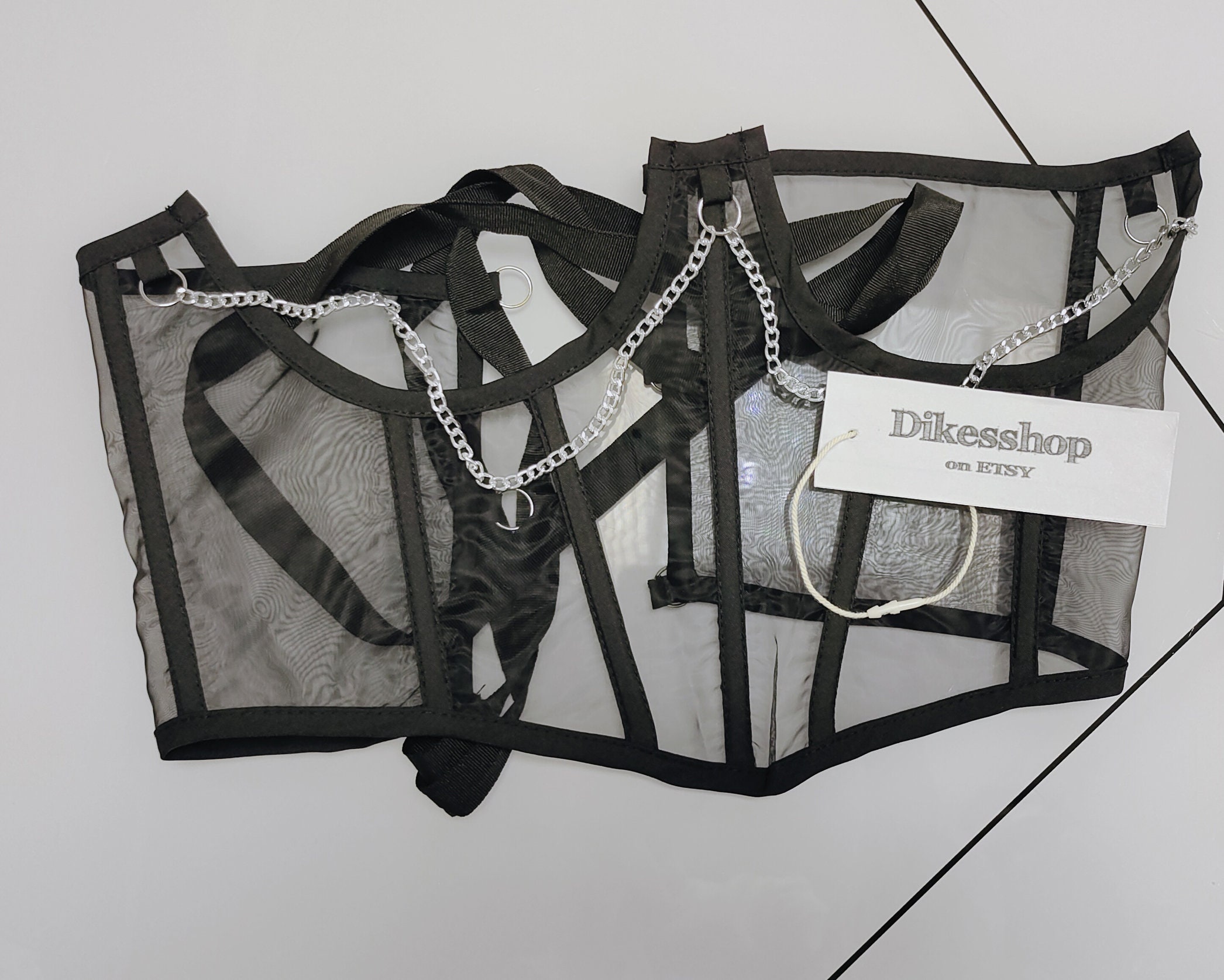 underbust corset belt white