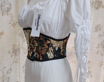Flaredmax Women's Vintage Floral Renaissance Corset Top For Women Y2k