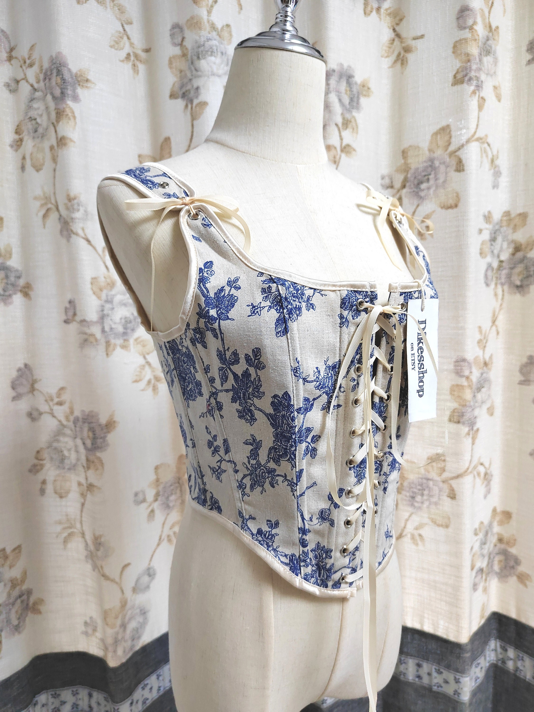 Baby Blue Corset Top - Etsy